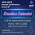 SAVIR call for submissions deadline extended to Oct 17