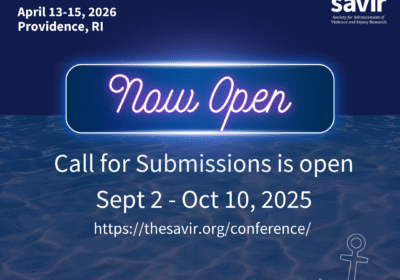 SAVIR Call for submissions is open Sept 2-October 10, 2025