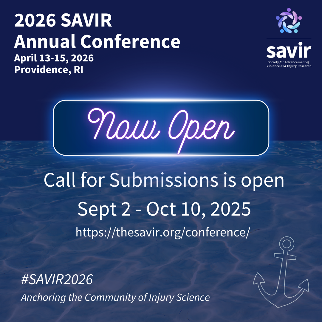 SAVIR Call for submissions is open Sept 2-October 10, 2025