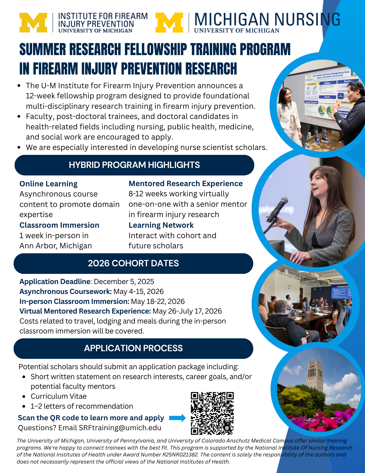 Summer Research Fellowship Training Program in Firearm Injury Prevention