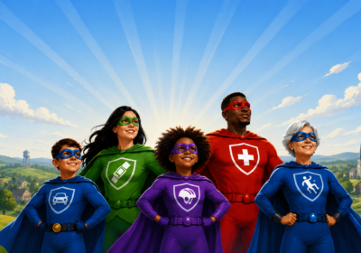 2026 super heroes banner year of action