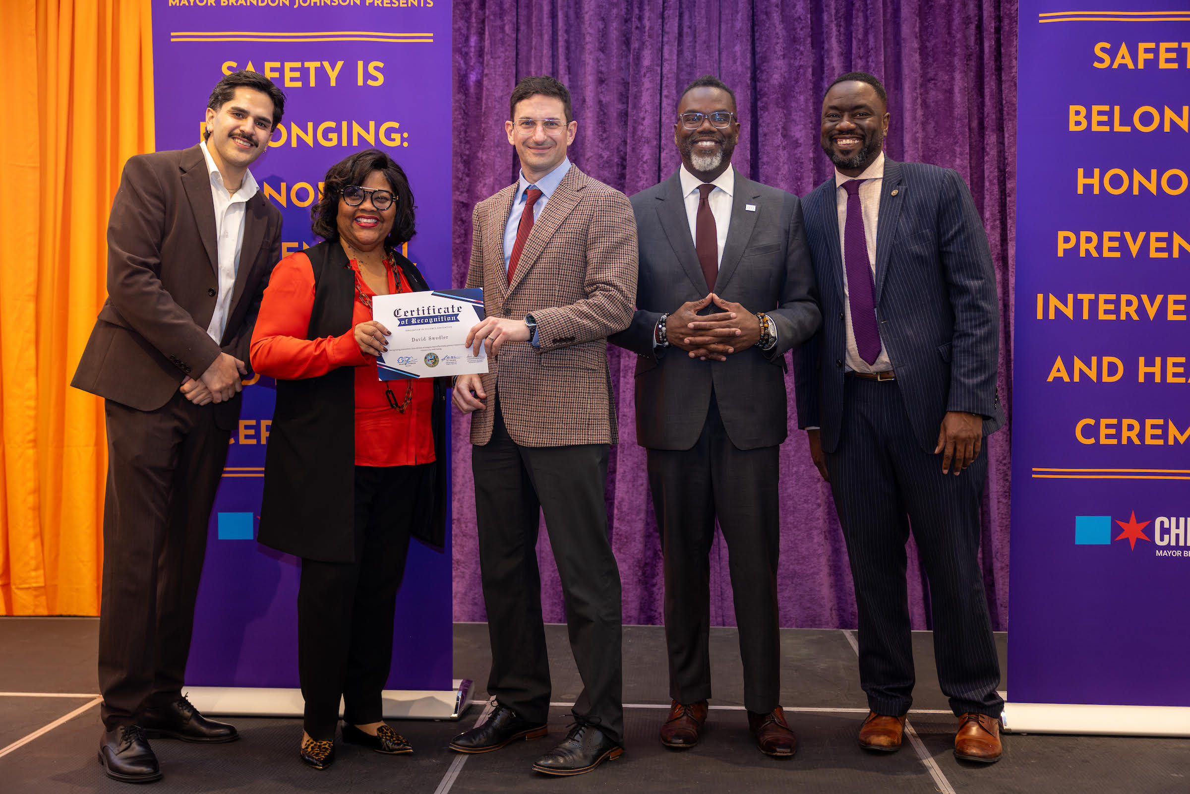 Dr. David Swedler Honored with Innovation in Violence Prevention Award
